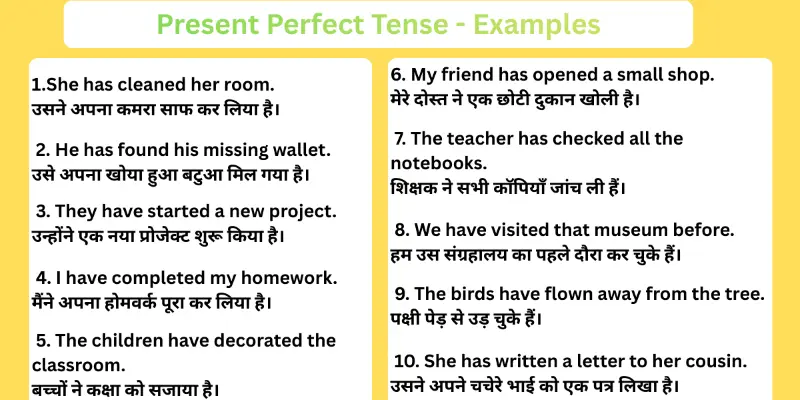 Present-Perfect-Tense